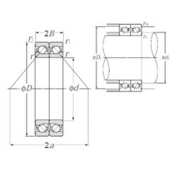 roulements HTA056DB NTN