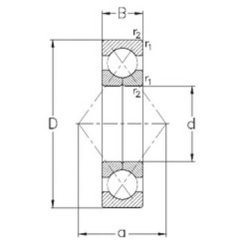 roulements QJ208-MPA NKE