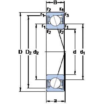 roulements S7004 CD/HCP4A SKF