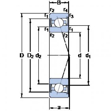 roulements S7001 ACE/P4A SKF