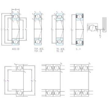 roulements S7001 CE/P4A SKF