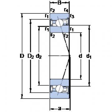 roulements S7009 FW/HC SKF