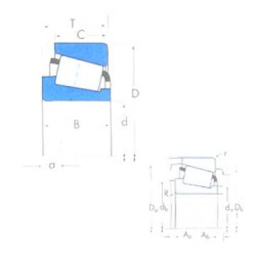 roulements 90334/90744 Timken