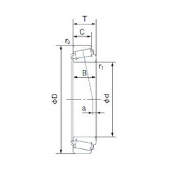 roulements LM11949/LM11910 NACHI