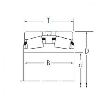 roulements LM287649D/LM287610+LM287610EA Timken