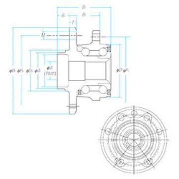 roulements ZA-57BWKH04D1-Y-01 E NSK