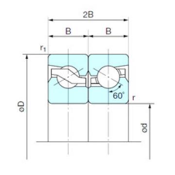 roulements 55TAB12DB NACHI