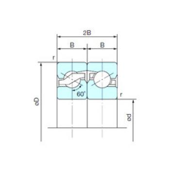 roulements 15TAB04DF NACHI