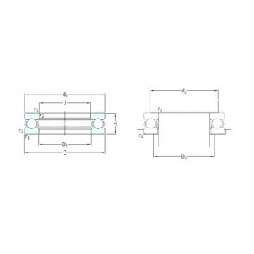 roulements 51106 SKF