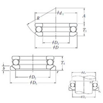 roulements 53306U NSK