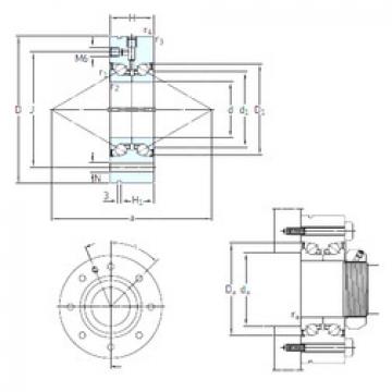 roulements BEAM 17/62/C 7P60 SNFA