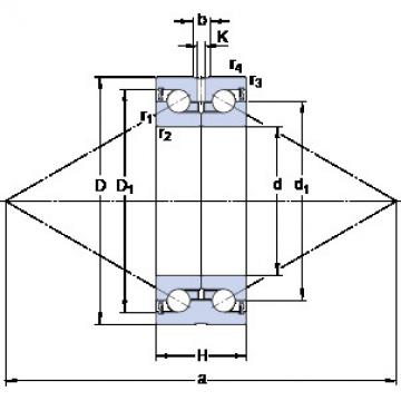 roulements BEAS 012042-2RS SKF