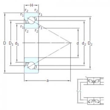 roulements BS 225 7P62U SNFA