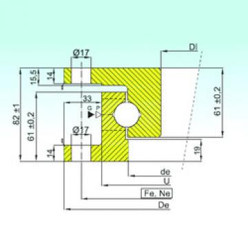 roulements NK.22.0500.100-1N ISB