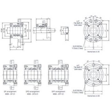 roulements WBK17DF-31 NSK