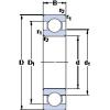 roulements 16020 SKF