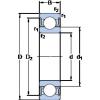 roulements 6206-2RZ SKF