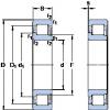 roulements NJ 18/800 ECMA SKF #1 small image