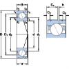 roulements 7010 ACD/P4AL SKF