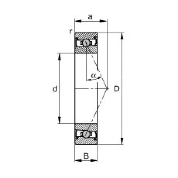 roulements HCS7016-E-T-P4S FAG #1 image