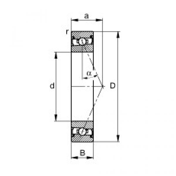 roulements HSS7001-E-T-P4S FAG #1 image