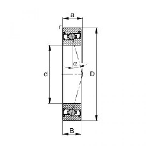 roulements HCS71902-C-T-P4S FAG #1 image