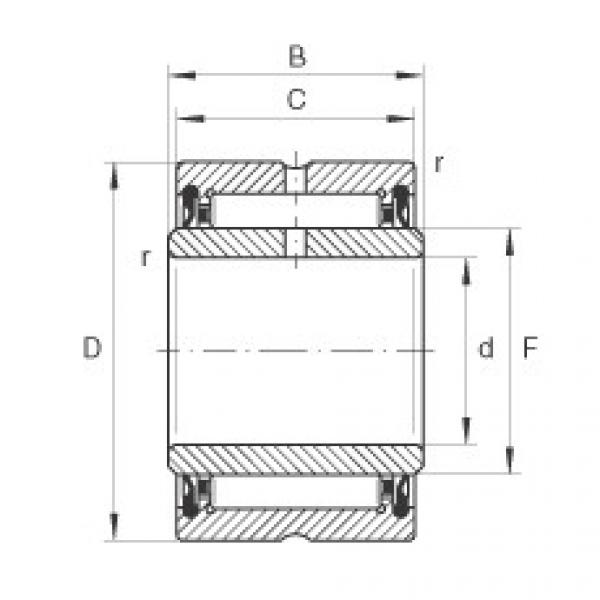 roulements NA4904-2RSR INA #1 image