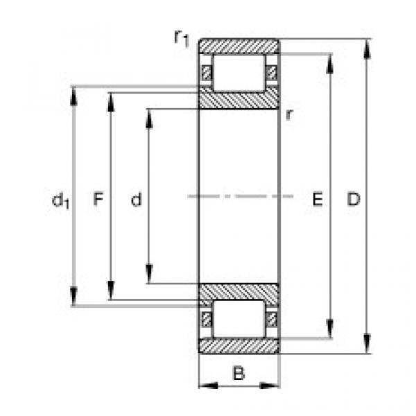 roulements N320-E-M1 FAG #1 image