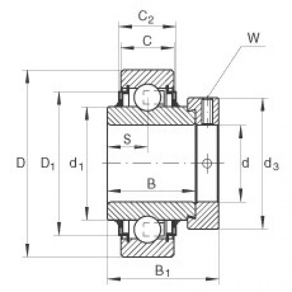 roulements E50-KLL INA #1 image