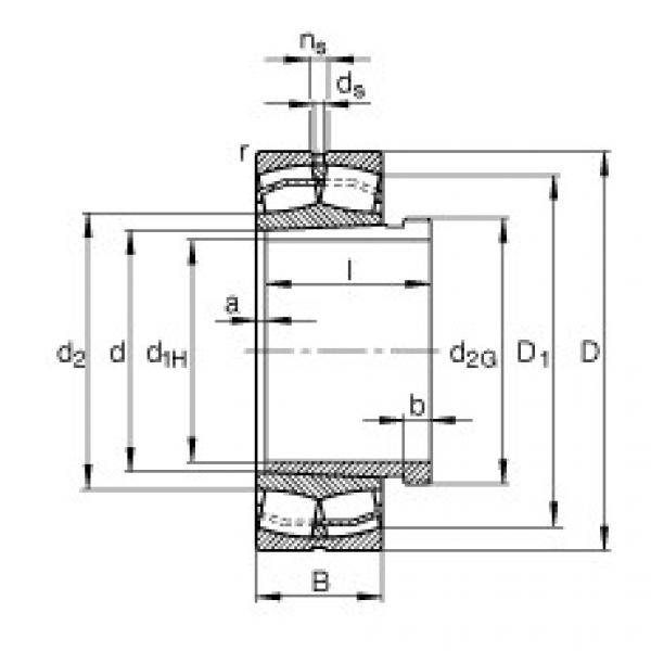 roulements 22313-E1-K-T41A + AH2313G FAG #1 image