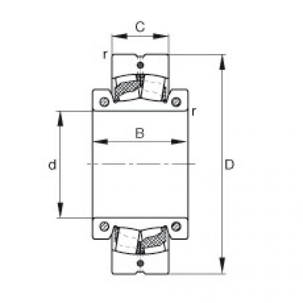 roulements 222SM140-TVPA FAG #1 image