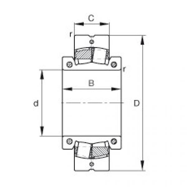 roulements 230SM150-MA FAG #1 image