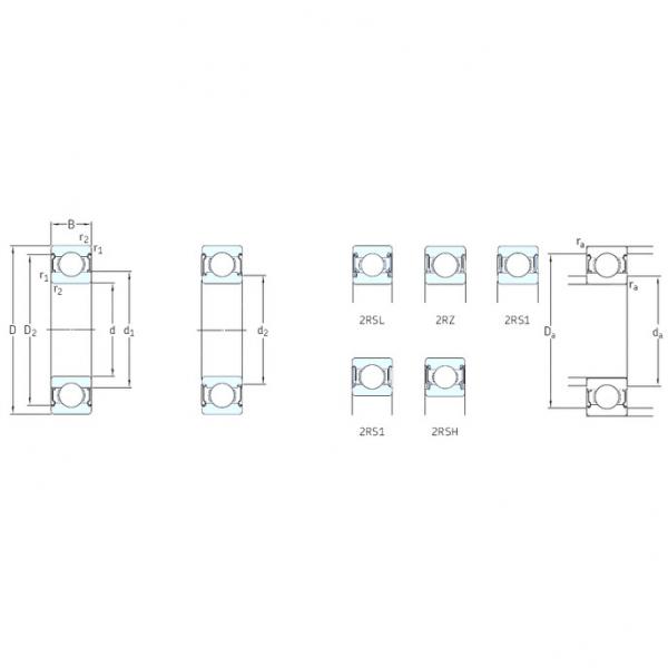 roulements 6000-2RSL SKF #1 image