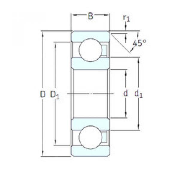 roulements 16009/HR22T2 SKF #1 image