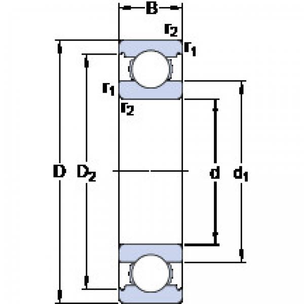 roulements 6015 SKF #1 image