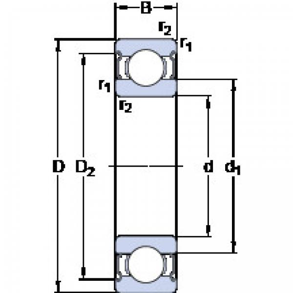 roulements 6211-2Z SKF #1 image