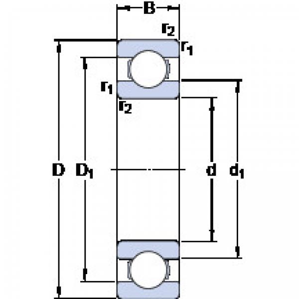 roulements 61848 SKF #1 image