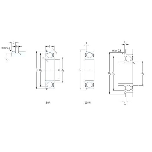 roulements 214-2ZNR SKF #1 image