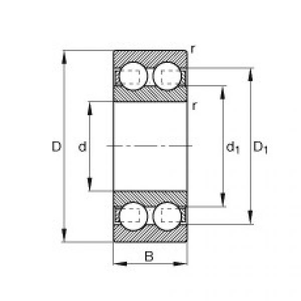 roulements 4215-B-TVH FAG #1 image