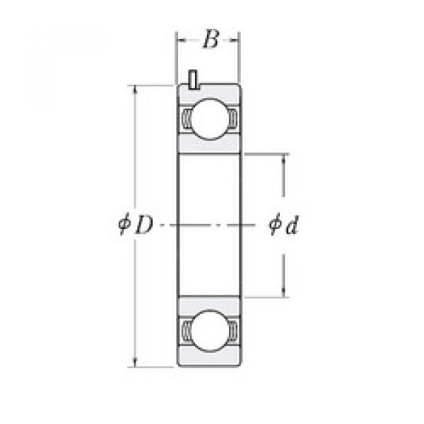 roulements 6206B/321W3C4 KOYO #1 image