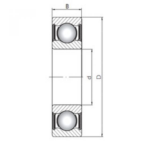 roulements 6003-2RS CX #1 image