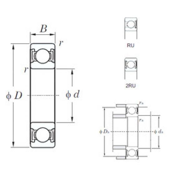 roulements 6217-2RU KOYO #1 image