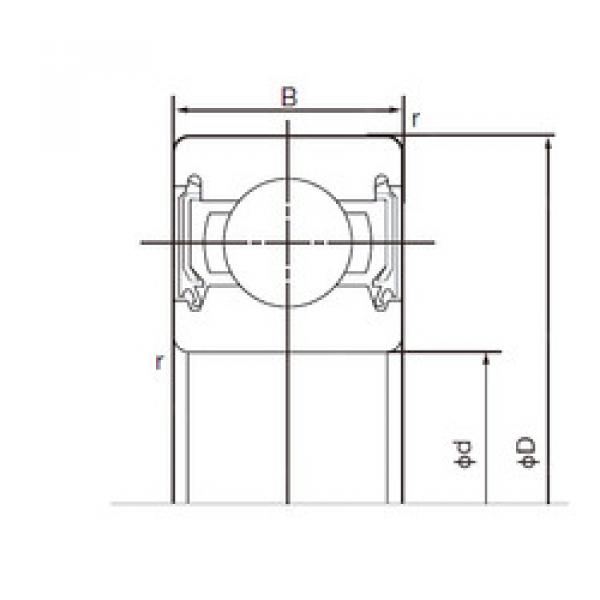 roulements 6007-2NSE9 NACHI #1 image