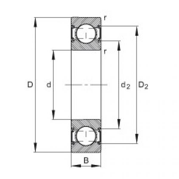 roulements 6203-C-2HRS FAG #1 image