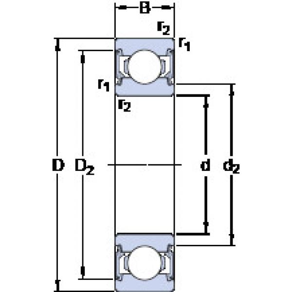 roulements 6000-2RSLTN9/HC5C3WT SKF #1 image