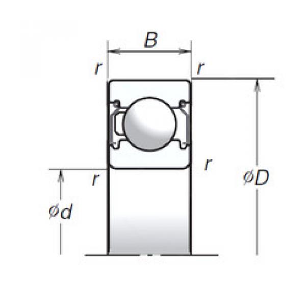 roulements 6206T1XZZ NSK #1 image