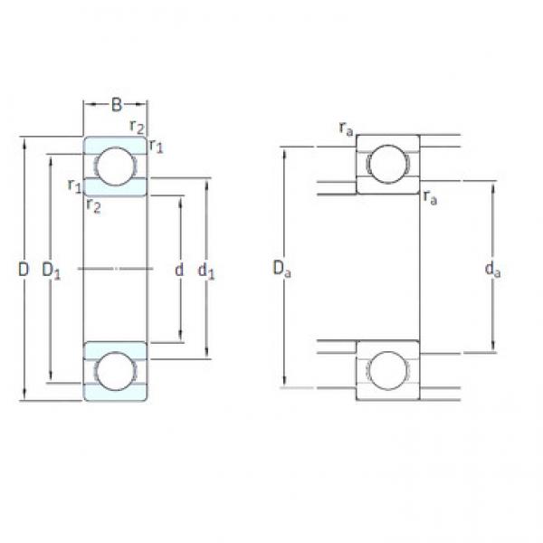 roulements 6210-2RS1/HC5C3WT SKF #1 image