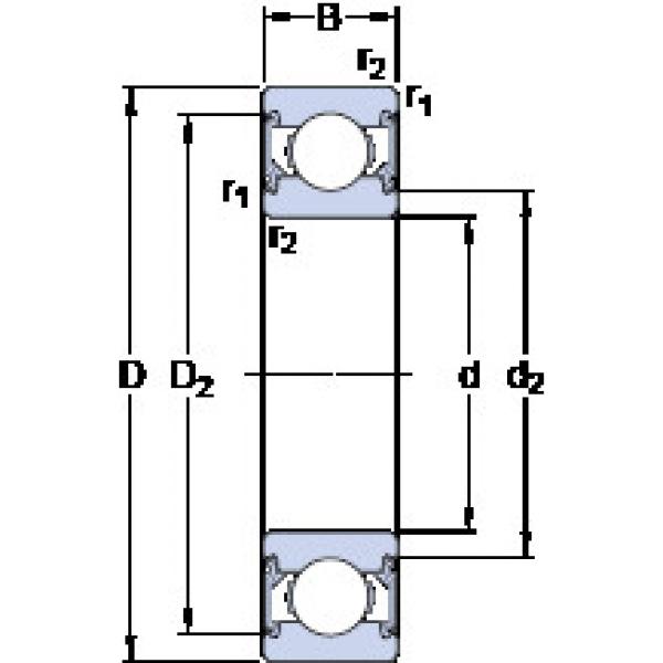 roulements 6304-2RSH SKF #1 image