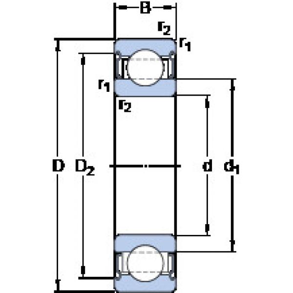 roulements 6212-2Z/VA208 SKF #1 image