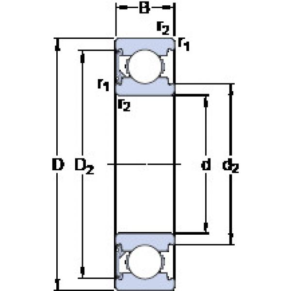 roulements 626-RSH SKF #1 image